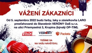 Predajňa Farby